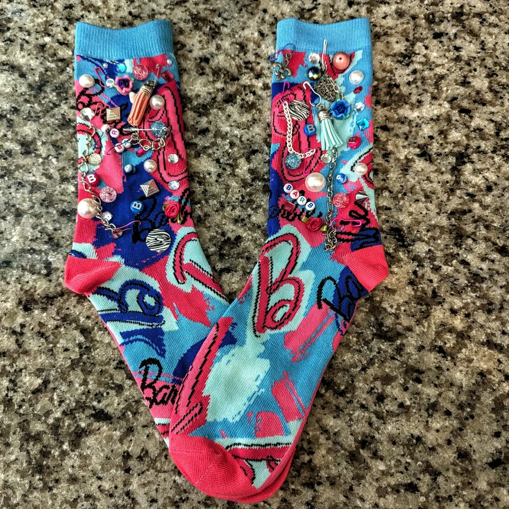 Colorful Patterned Graphic Socks - Picture 4 of 5